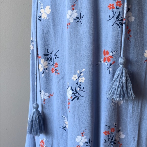 Madewell Purple Wrap Floral Dress - Picture 6 of 8